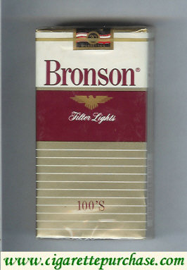 Bronson Lights 100s cigarettes